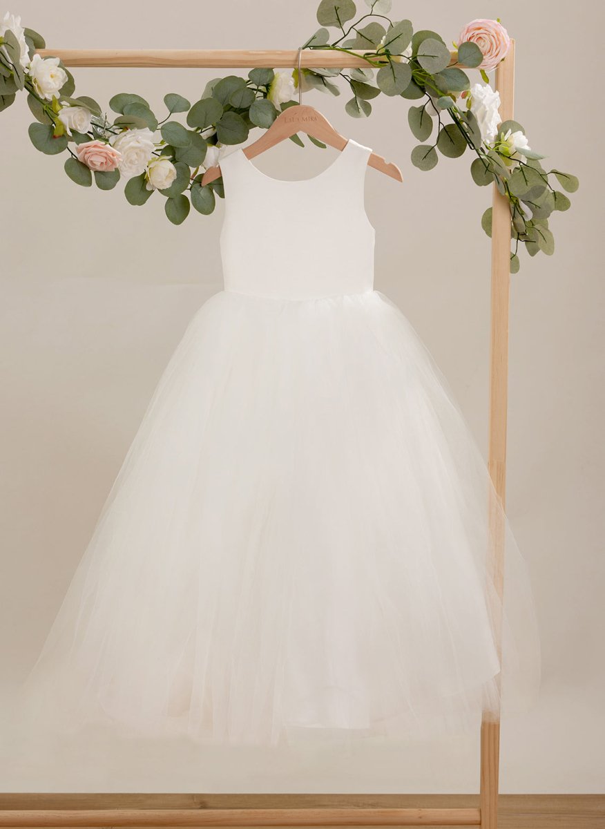 NumberSea - Ball - Gown/Princess Satin Tulle Ankle - length Dress