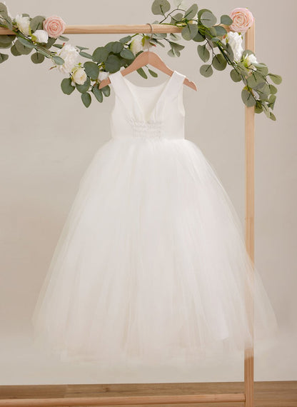 NumberSea - Ball - Gown/Princess Satin Tulle Ankle - length Dress