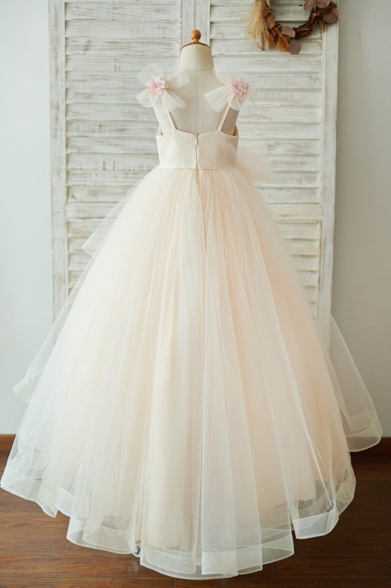 NumberSea - Ball - Gown/Princess Satin Tulle Floor - length Dress