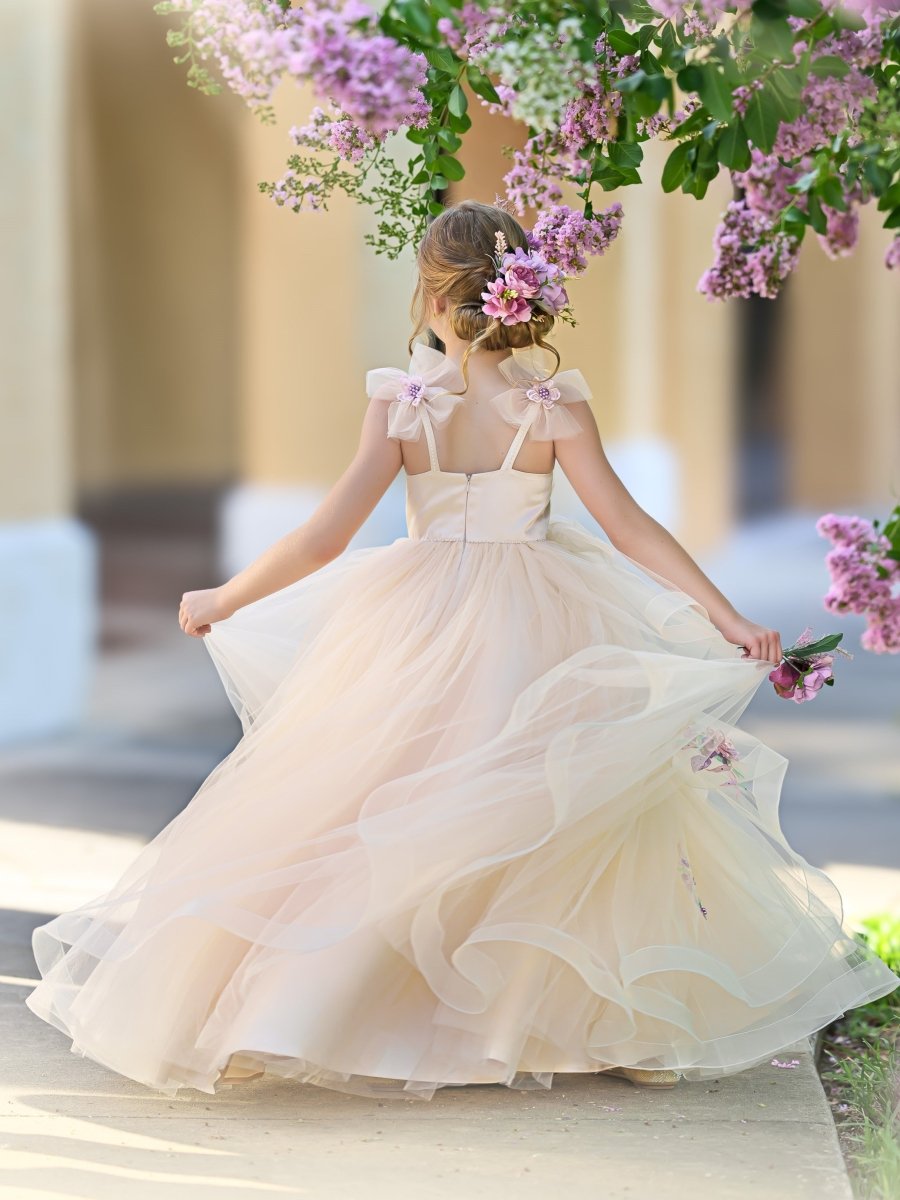 NumberSea - Ball - Gown/Princess Satin Tulle Floor - length Dress