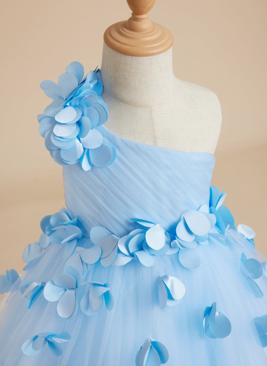 NumberSea - Ball - Gown/Princess Tulle Floor - length Flower Girl Dress