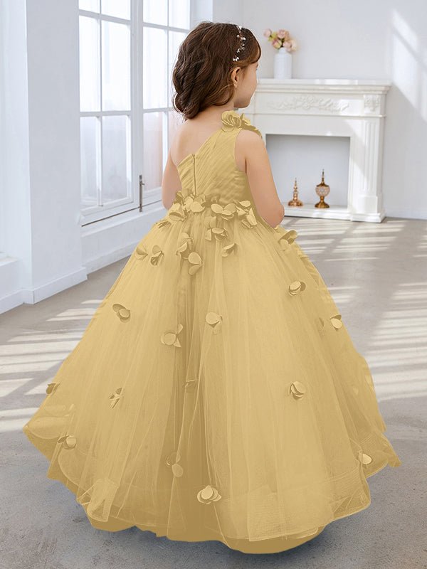 NumberSea - Ball - Gown/Princess Tulle Floor - length Flower Girl Dress