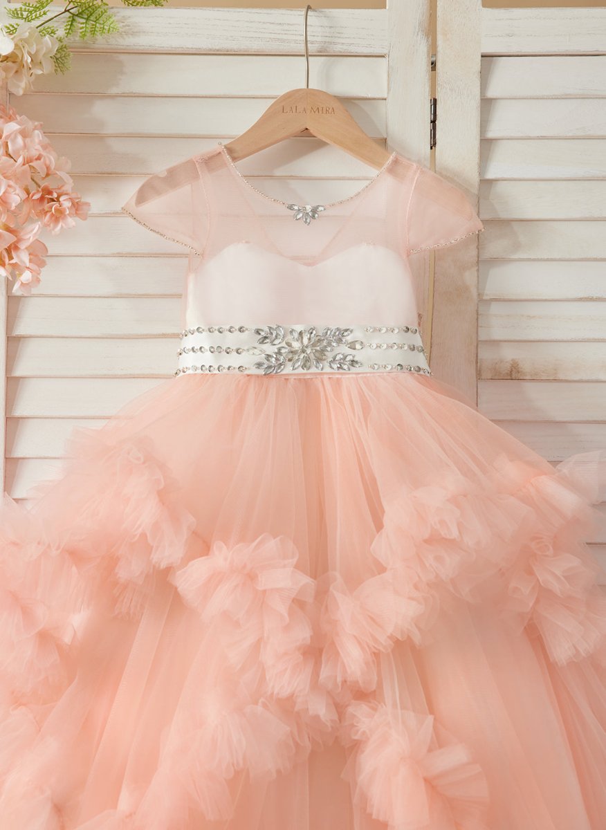 NumberSea - Ball - Gown/Princess Tulle Floor - length Flower Girl Dress