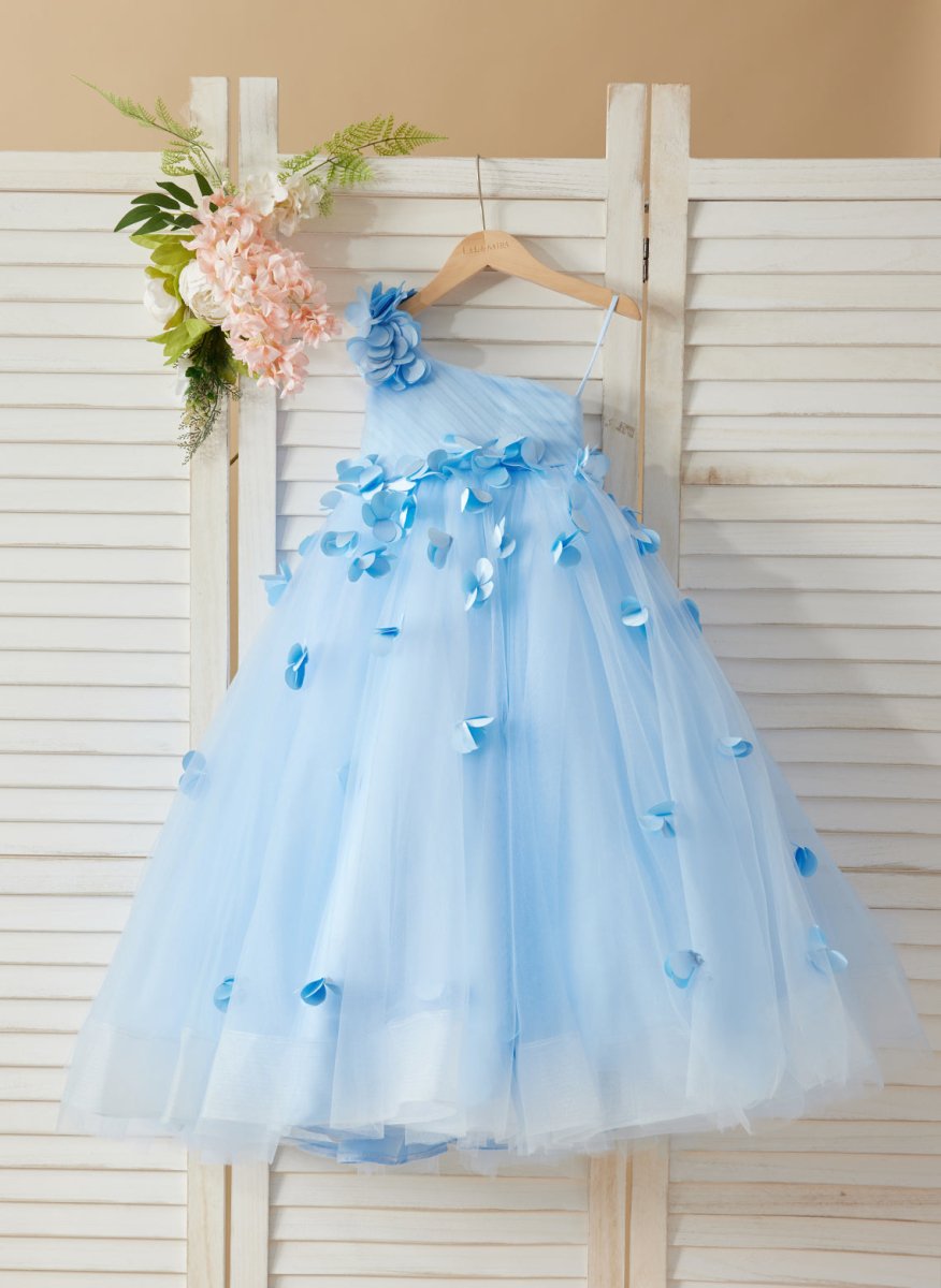 NumberSea - Ball - Gown/Princess Tulle Floor - length Flower Girl Dress