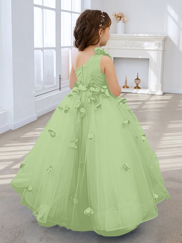 NumberSea - Ball - Gown/Princess Tulle Floor - length Flower Girl Dress