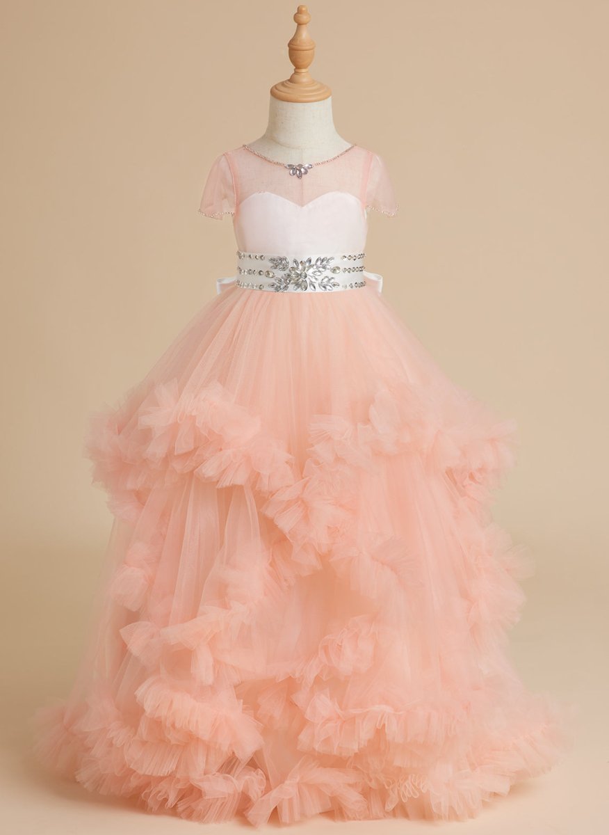 NumberSea - Ball - Gown/Princess Tulle Floor - length Flower Girl Dress