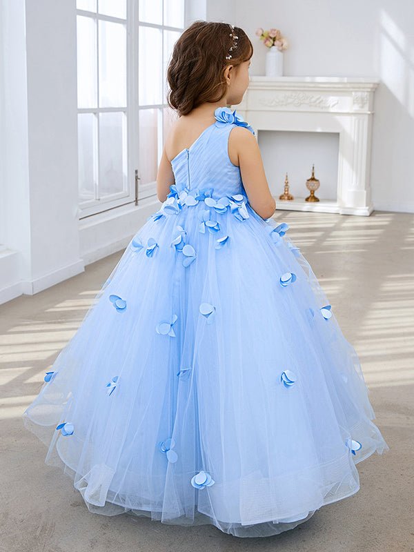 NumberSea - Ball - Gown/Princess Tulle Floor - length Flower Girl Dress