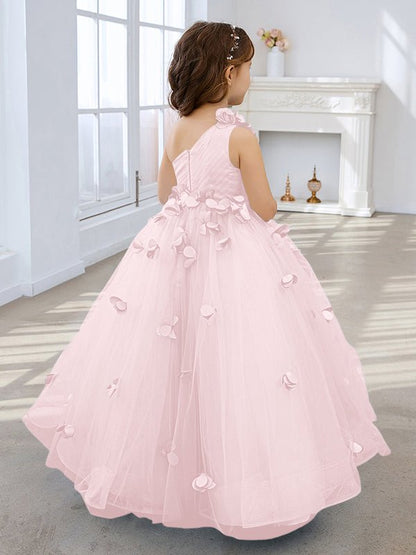 NumberSea - Ball - Gown/Princess Tulle Floor - length Flower Girl Dress