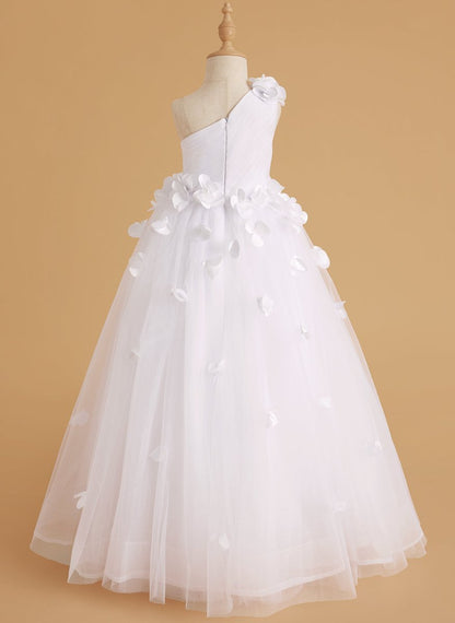 NumberSea - Ball - Gown/Princess Tulle Floor - length Flower Girl Dress