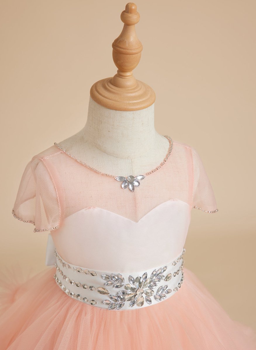 NumberSea - Ball - Gown/Princess Tulle Floor - length Flower Girl Dress