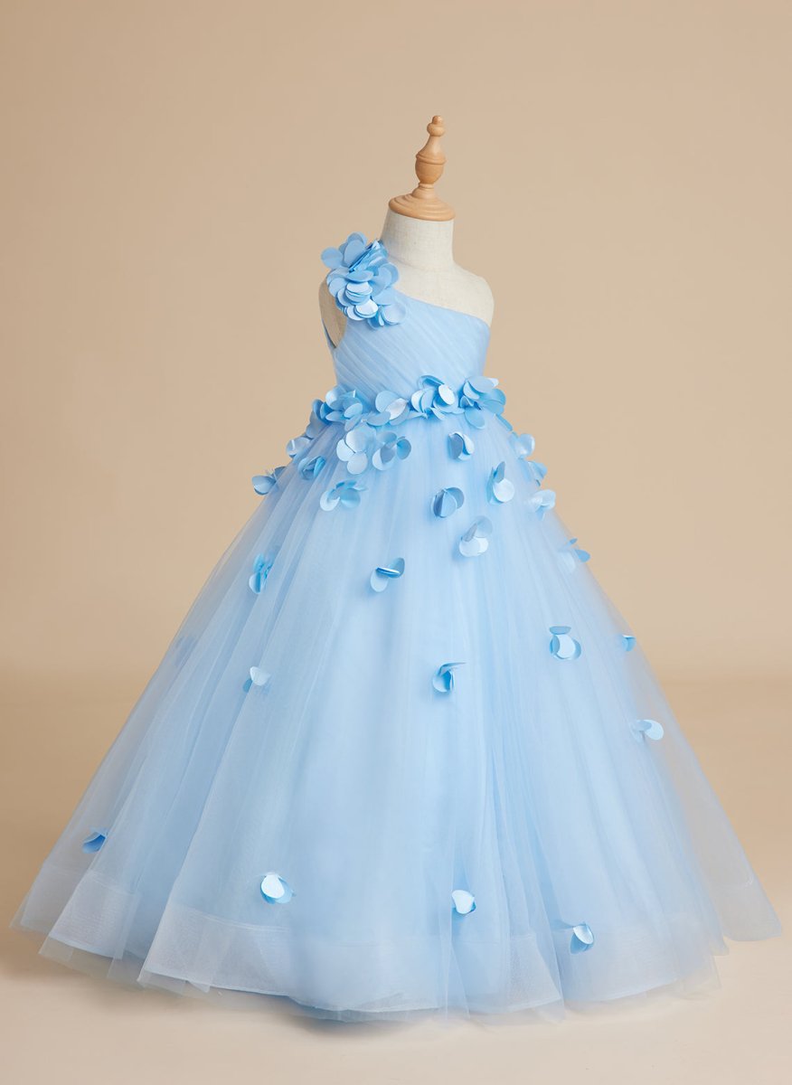 NumberSea - Ball - Gown/Princess Tulle Floor - length Flower Girl Dress