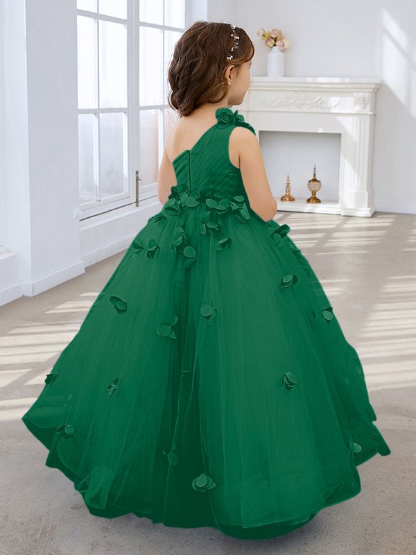 NumberSea - Ball - Gown/Princess Tulle Floor - length Flower Girl Dress