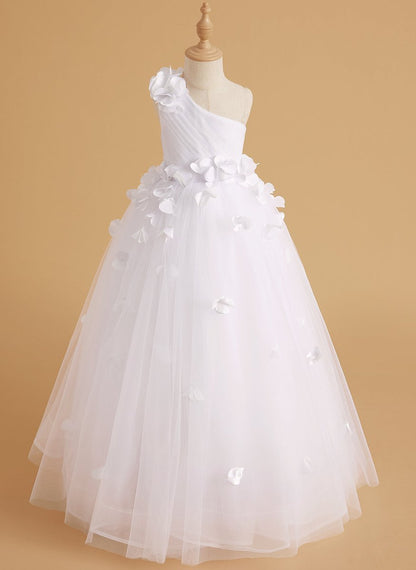 NumberSea - Ball - Gown/Princess Tulle Floor - length Flower Girl Dress