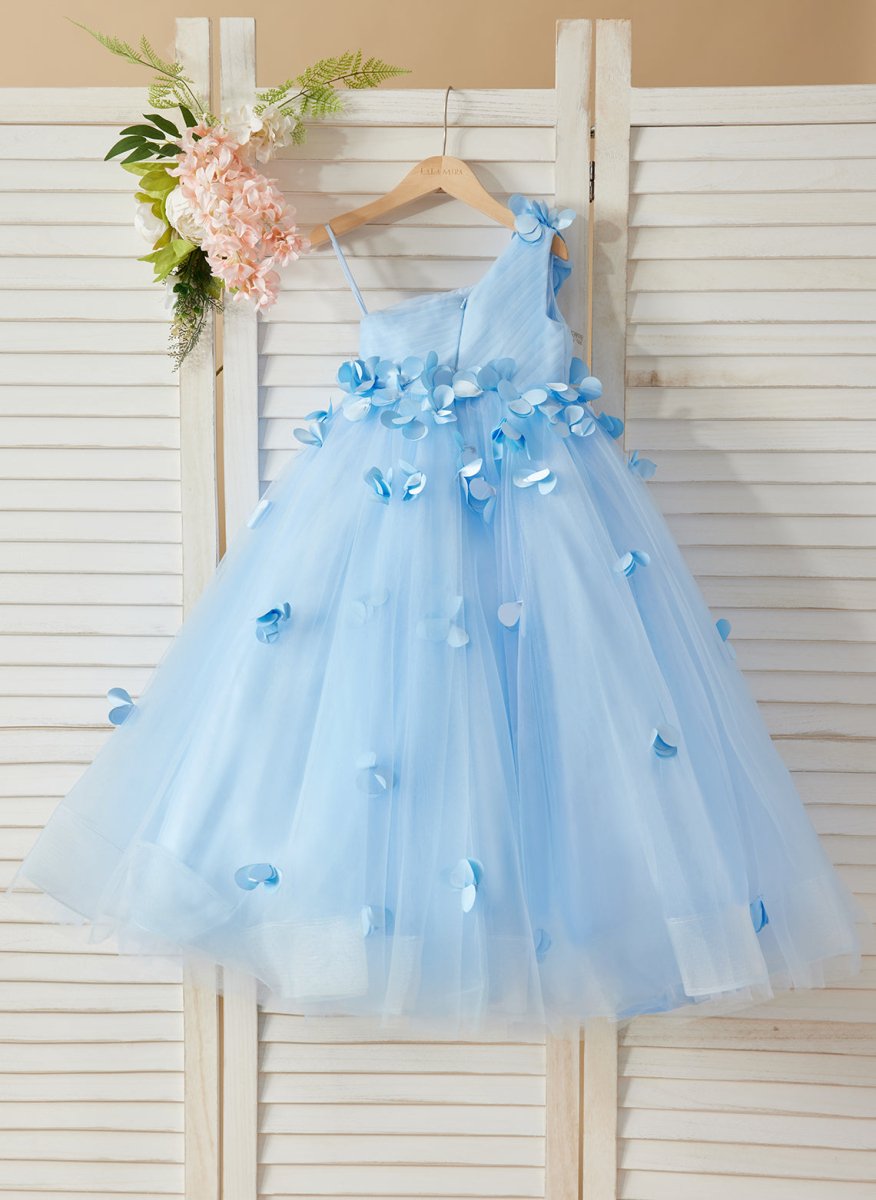 NumberSea - Ball - Gown/Princess Tulle Floor - length Flower Girl Dress