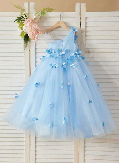 NumberSea - Ball - Gown/Princess Tulle Floor - length Flower Girl Dress