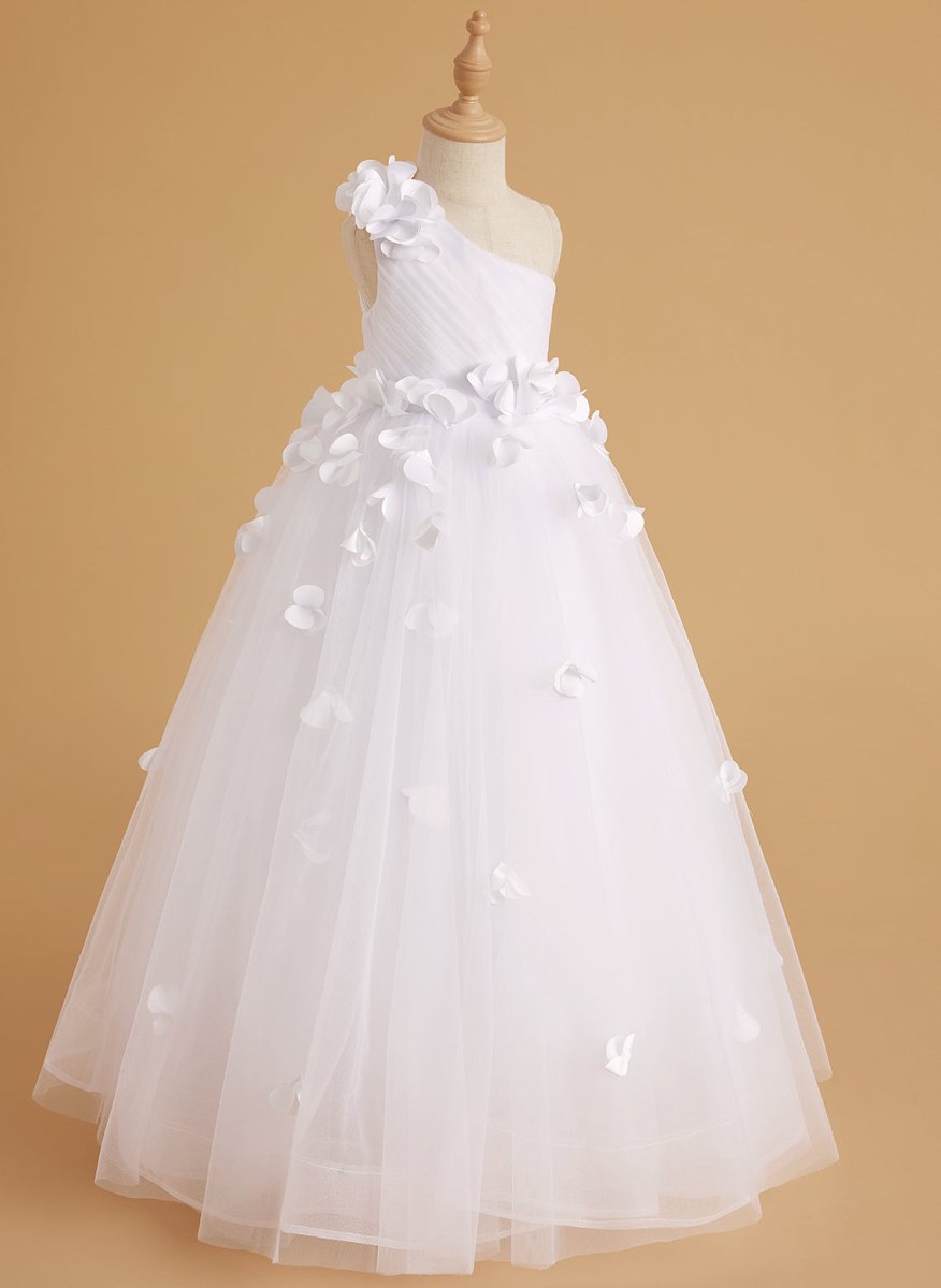 NumberSea - Ball - Gown/Princess Tulle Floor - length Flower Girl Dress