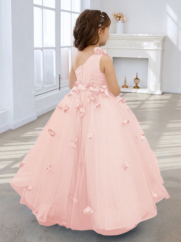 NumberSea - Ball - Gown/Princess Tulle Floor - length Flower Girl Dress