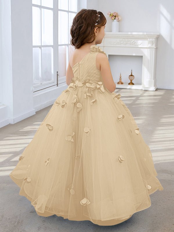 NumberSea - Ball - Gown/Princess Tulle Floor - length Flower Girl Dress