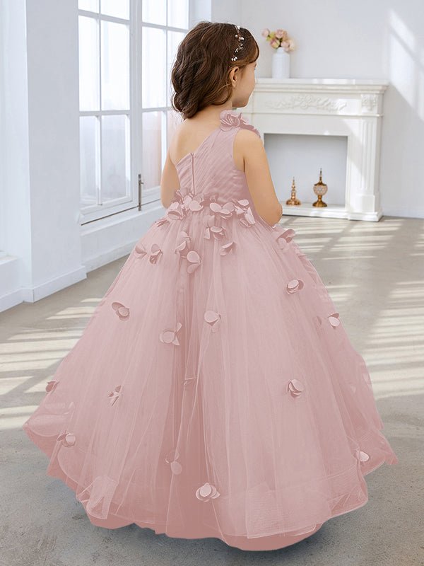 NumberSea - Ball - Gown/Princess Tulle Floor - length Flower Girl Dress