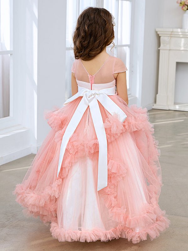 NumberSea - Ball - Gown/Princess Tulle Floor - length Flower Girl Dress