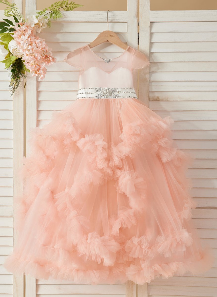 NumberSea - Ball - Gown/Princess Tulle Floor - length Flower Girl Dress