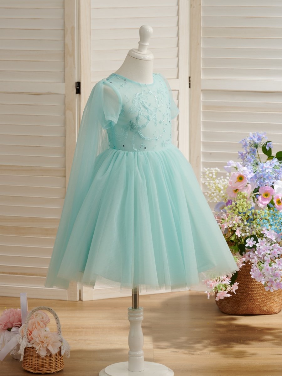 NumberSea - Ball - Gown/Princess Tulle Knee - length 1st Birthday Party Baby Girl Dress