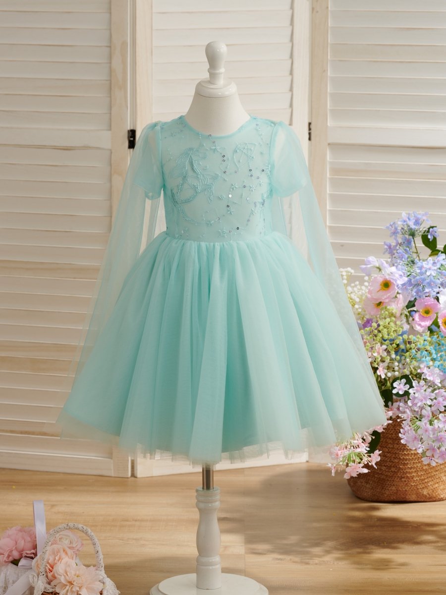 NumberSea - Ball - Gown/Princess Tulle Knee - length 1st Birthday Party Baby Girl Dress