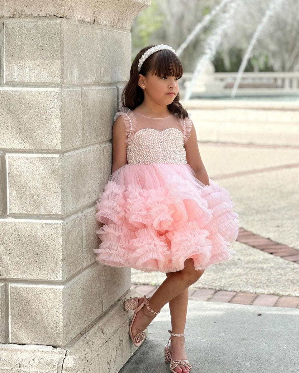 NumberSea - Ball - Gown/Princess Tulle Knee - length Baby Girl Dress