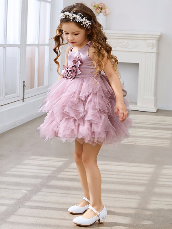 NumberSea - Ball - Gown/Princess Tulle Knee - length Baby Girl Dress