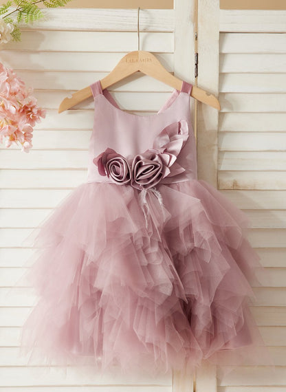 NumberSea - Ball - Gown/Princess Tulle Knee - length Baby Girl Dress