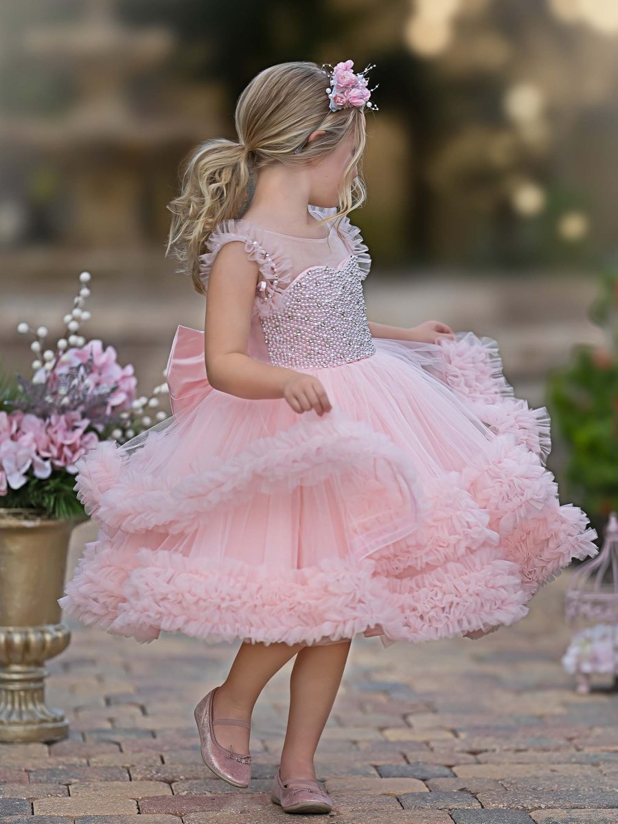 NumberSea - Ball - Gown/Princess Tulle Knee - length Baby Girl Dress