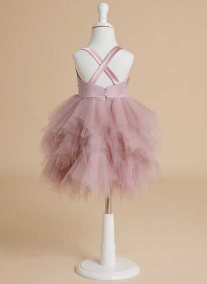 NumberSea - Ball - Gown/Princess Tulle Knee - length Baby Girl Dress