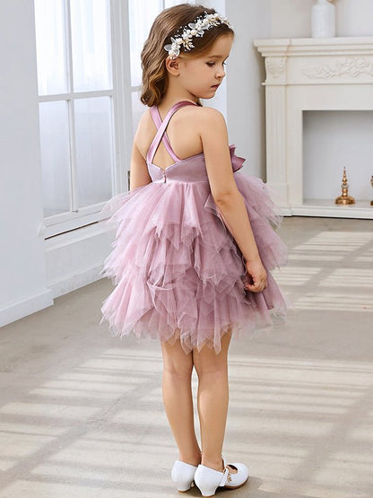 NumberSea - Ball - Gown/Princess Tulle Knee - length Baby Girl Dress