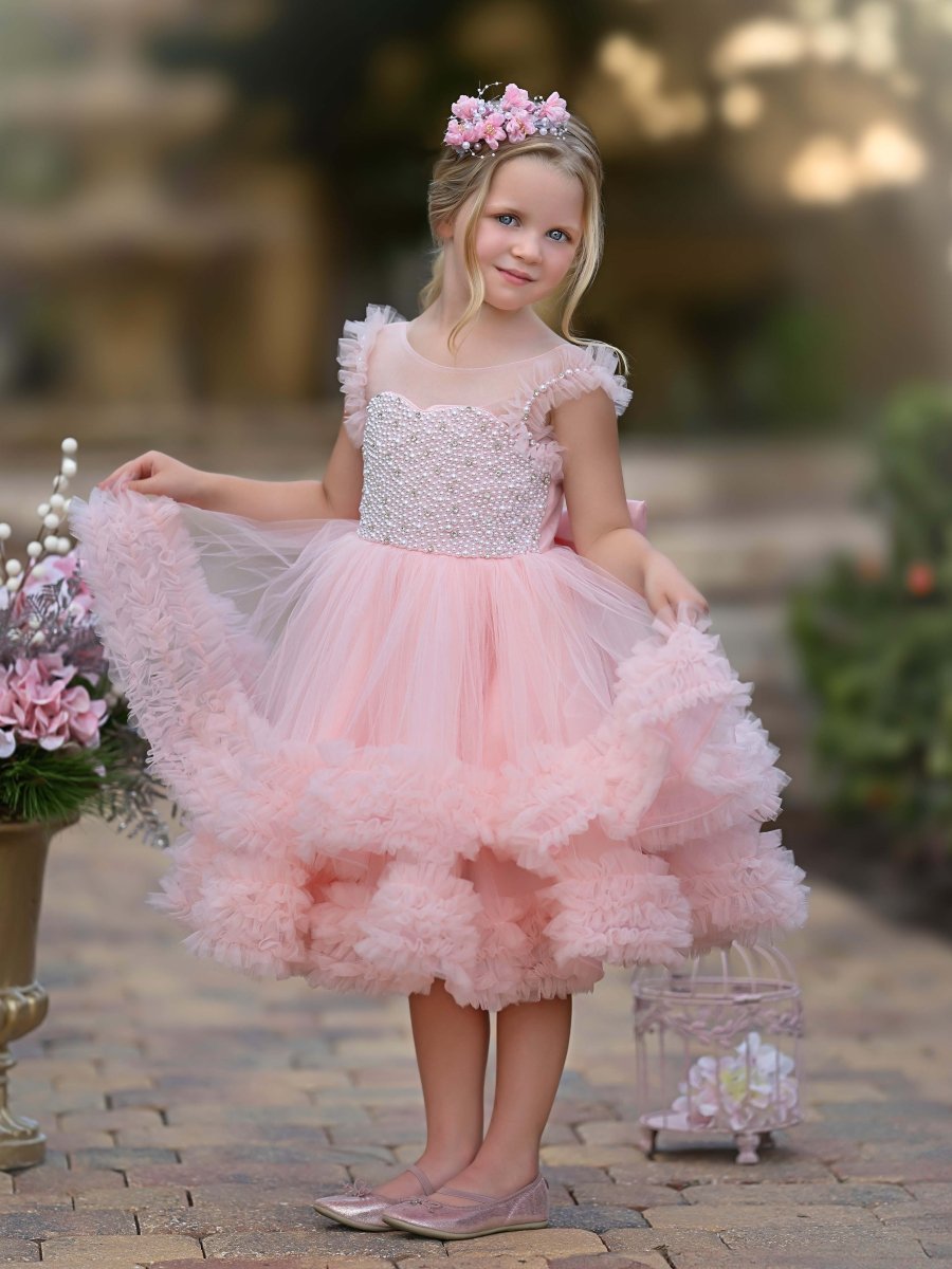 NumberSea - Ball - Gown/Princess Tulle Knee - length Baby Girl Dress