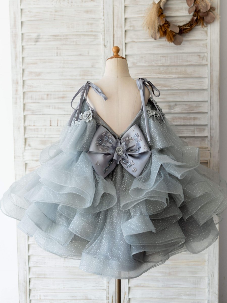 NumberSea - Ball - Gown/Princess Tulle Knee - length Birthday Flower Girl Dress