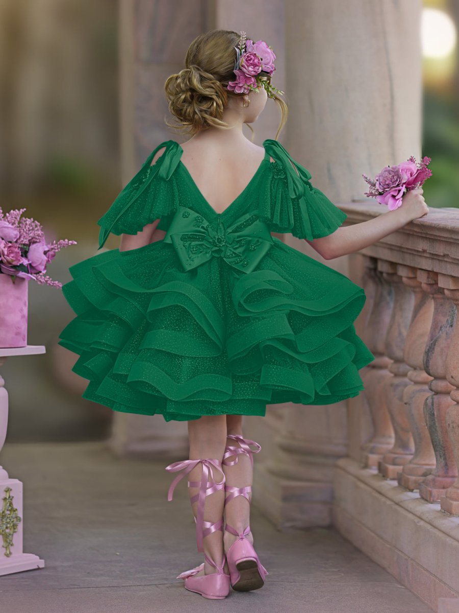 NumberSea - Ball - Gown/Princess Tulle Knee - length Birthday Flower Girl Dress