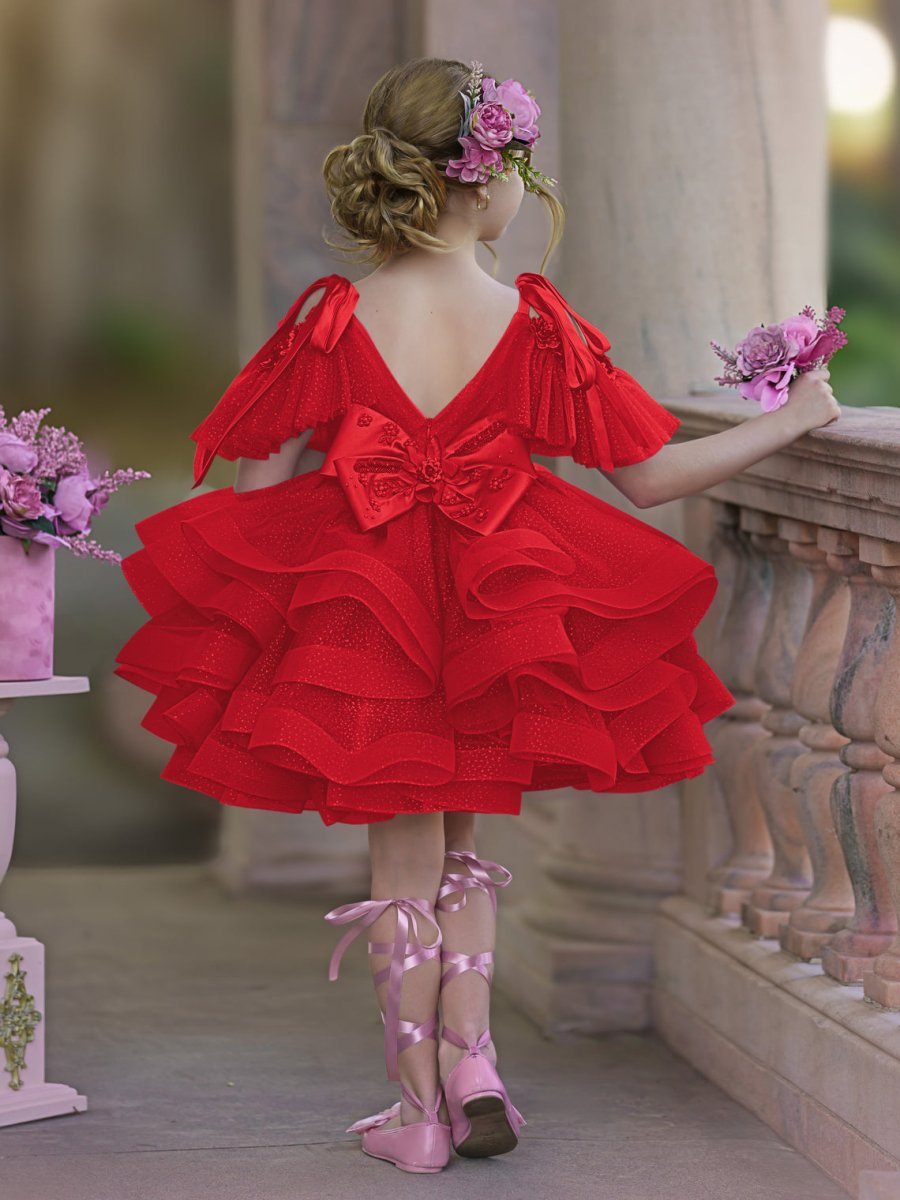 NumberSea - Ball - Gown/Princess Tulle Knee - length Birthday Flower Girl Dress