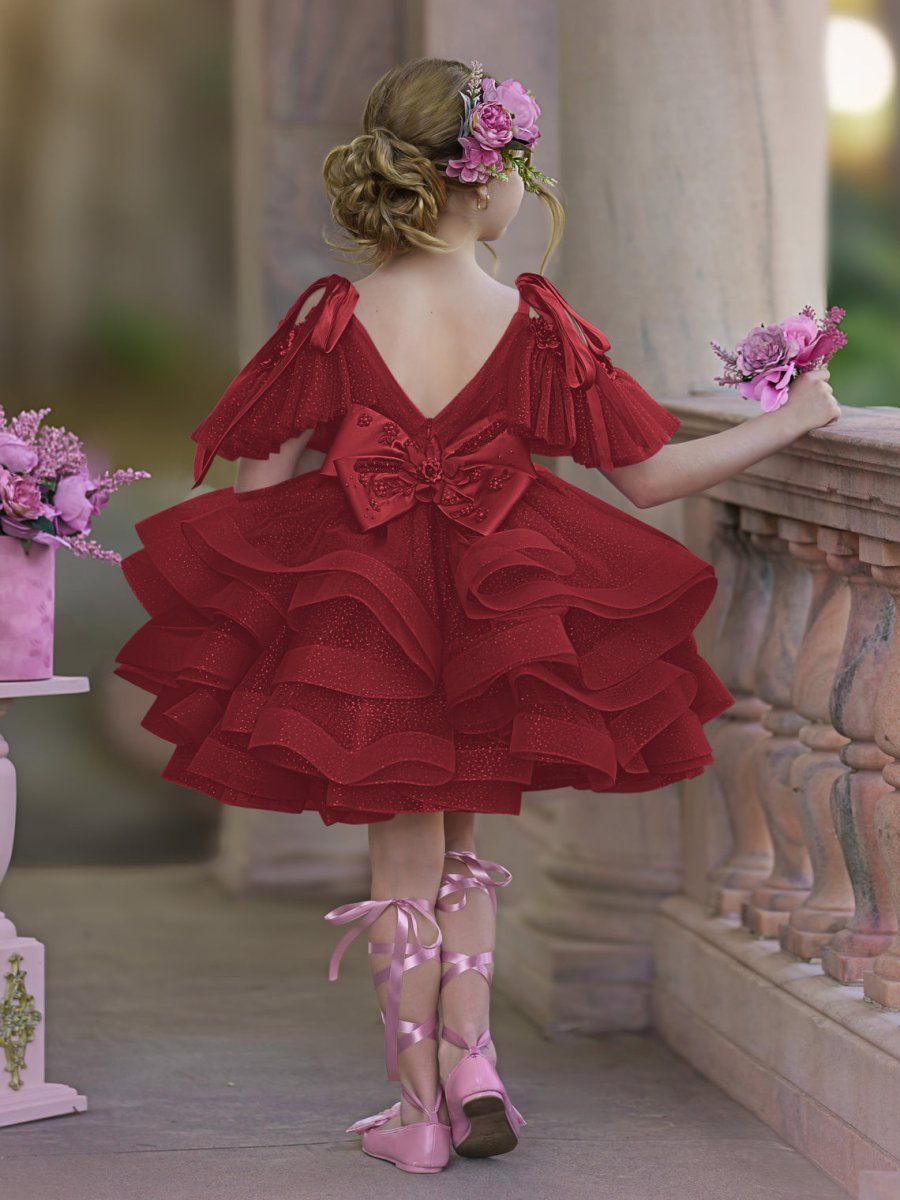 NumberSea - Ball - Gown/Princess Tulle Knee - length Birthday Flower Girl Dress