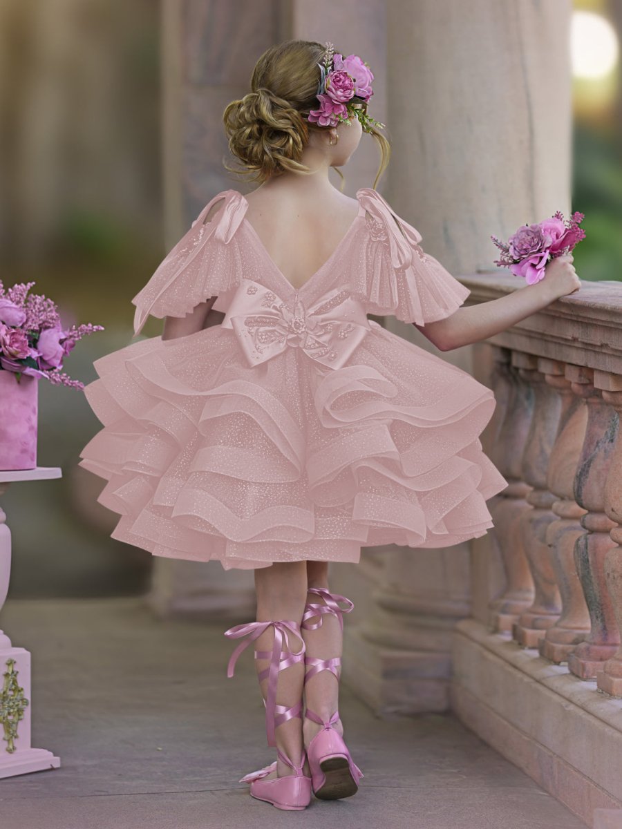 NumberSea - Ball - Gown/Princess Tulle Knee - length Birthday Flower Girl Dress