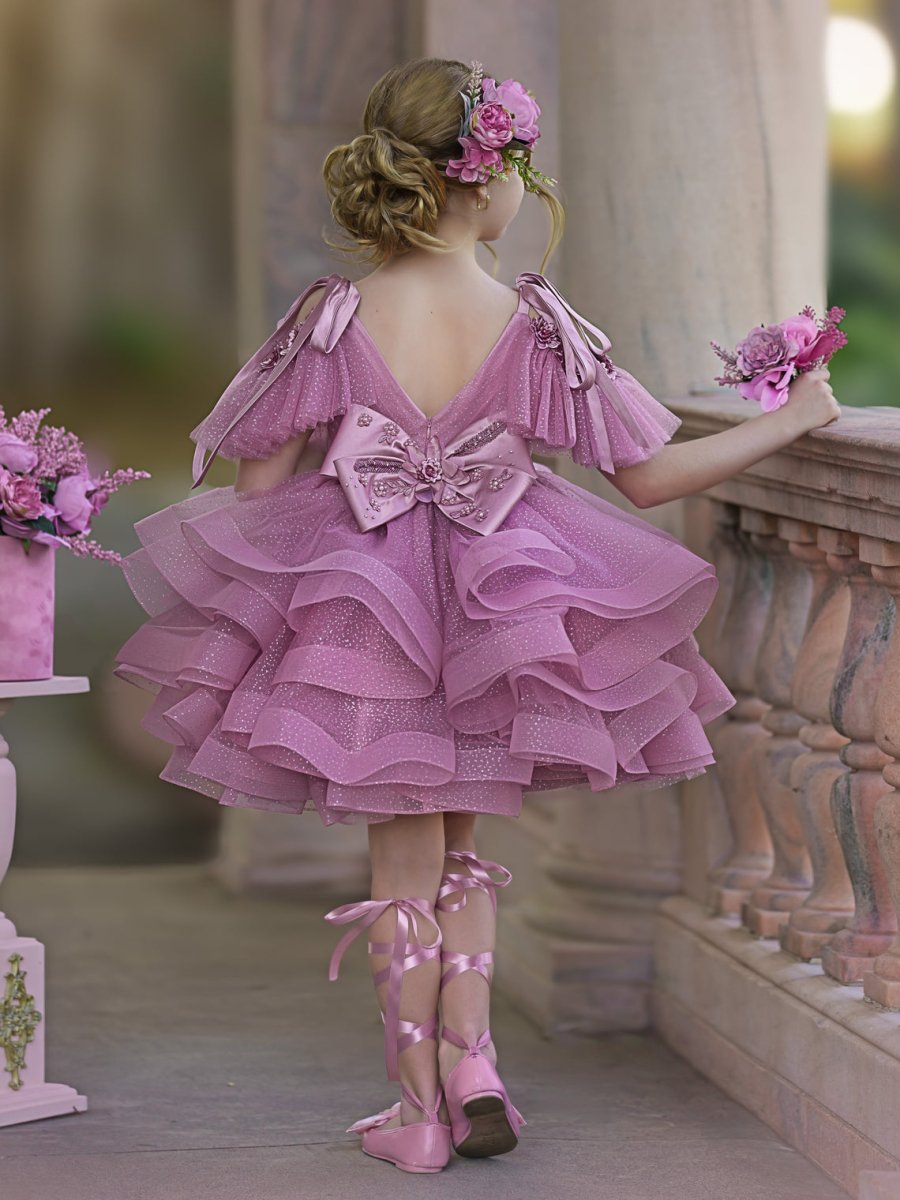 NumberSea - Ball - Gown/Princess Tulle Knee - length Birthday Flower Girl Dress