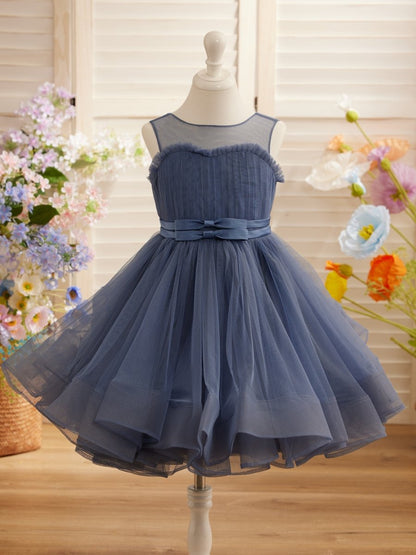 NumberSea - Ball - Gown/Princess Tulle Knee - length Flower Girl Dress