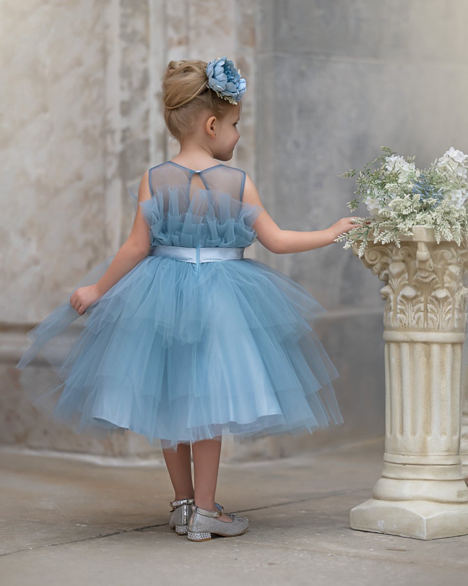 NumberSea - Ball - Gown/Princess Tulle Knee - length Flower Girl Dress