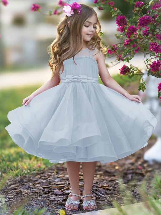 NumberSea - Ball - Gown/Princess Tulle Knee - length Flower Girl Dress