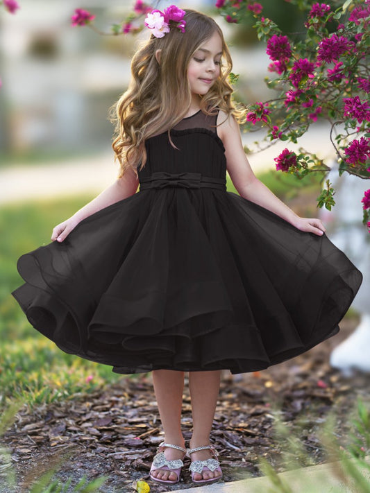 NumberSea - Ball - Gown/Princess Tulle Knee - length Flower Girl Dress