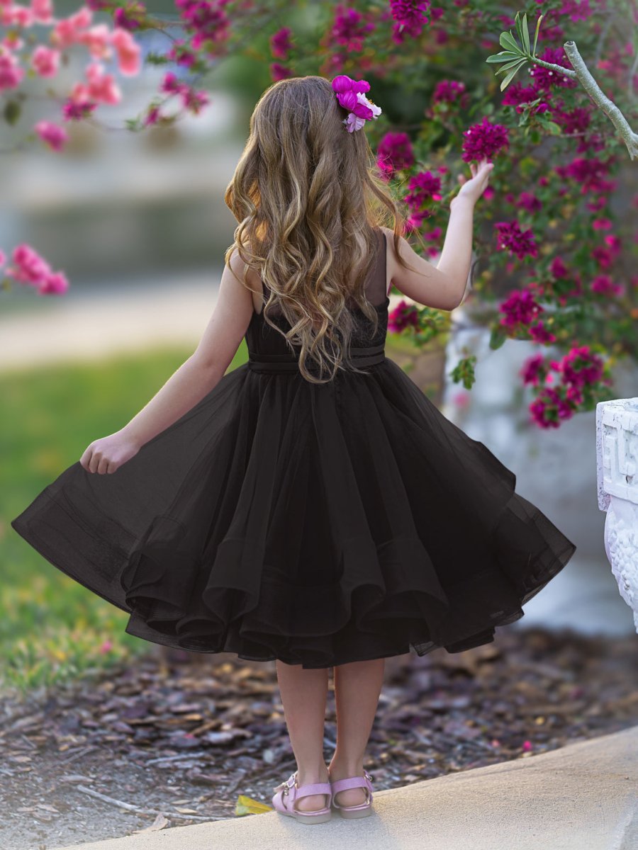 NumberSea - Ball - Gown/Princess Tulle Knee - length Flower Girl Dress