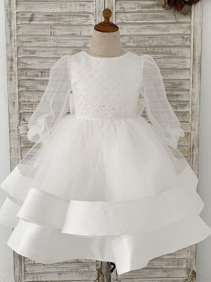 NumberSea - Ball - Gown/Princess Tulle Knee - length Flower Girl Dress