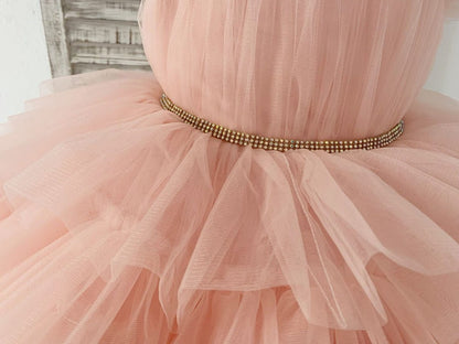 NumberSea - Ball - Gown/Princess Tulle Knee - length Flower Girl Dress