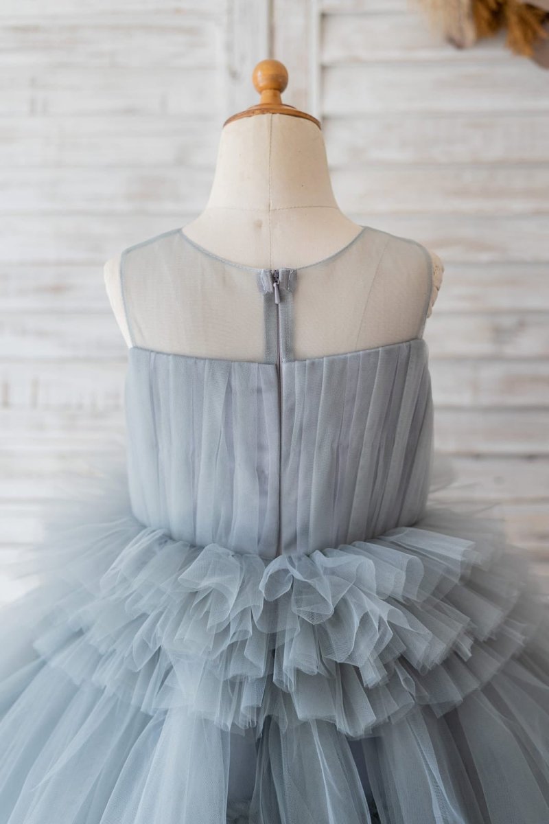 NumberSea - Ball - Gown/Princess Tulle Knee - length Flower Girl Dress