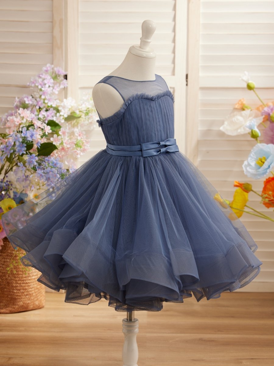 NumberSea - Ball - Gown/Princess Tulle Knee - length Flower Girl Dress