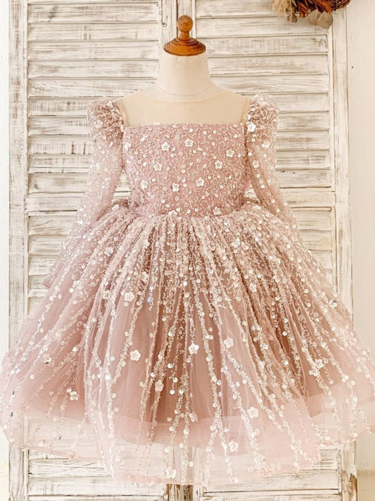 NumberSea - Ball - Gown/Princess Tulle Knee - length Girl Birthday Dress